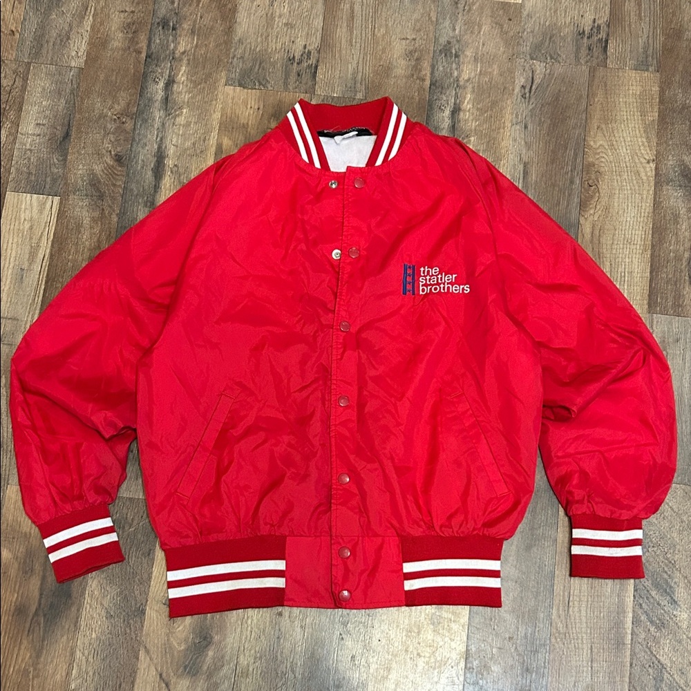 The Statler Brothers Red Windbreaker /Bomber Jacket